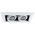 Светильник встраиваемый поворотный Arte Lamp Technika прямоугольный A5941PL-2WH
