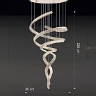 Люстра BERTOLDA SPIRAL Размер S. Цвет Серебро Lampatron f-bertolda-spiral-s-silver 8369-22894