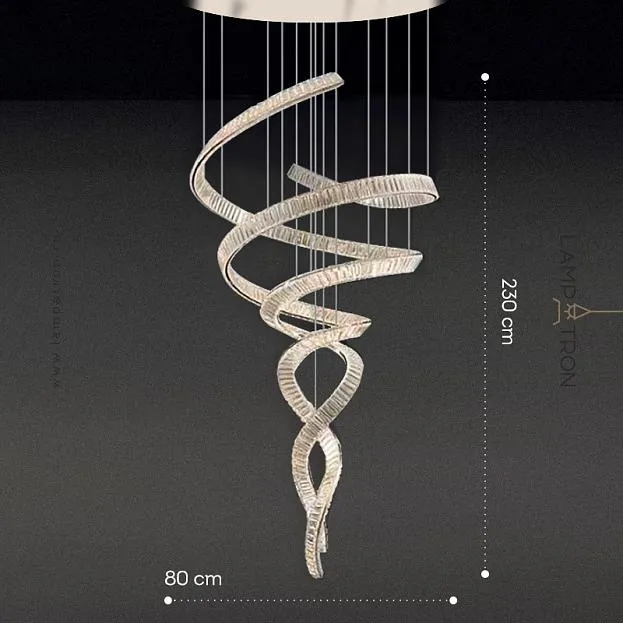 Люстра BERTOLDA SPIRAL Размер S. Цвет Серебро Lampatron f-bertolda-spiral-s-silver 8369-22894 Люстра BERTOLDA SPIRAL Размер S. Цвет Серебро Lampatron f-bertolda-spiral-s-silver 8369-22894