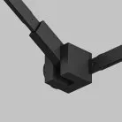 Соединитель для шинопровода Denkirs TR5213-BK AIR BASE