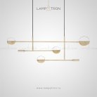 Реечный, рядный светильник GILIAN Цвет золото. Lampatron 2967-7134