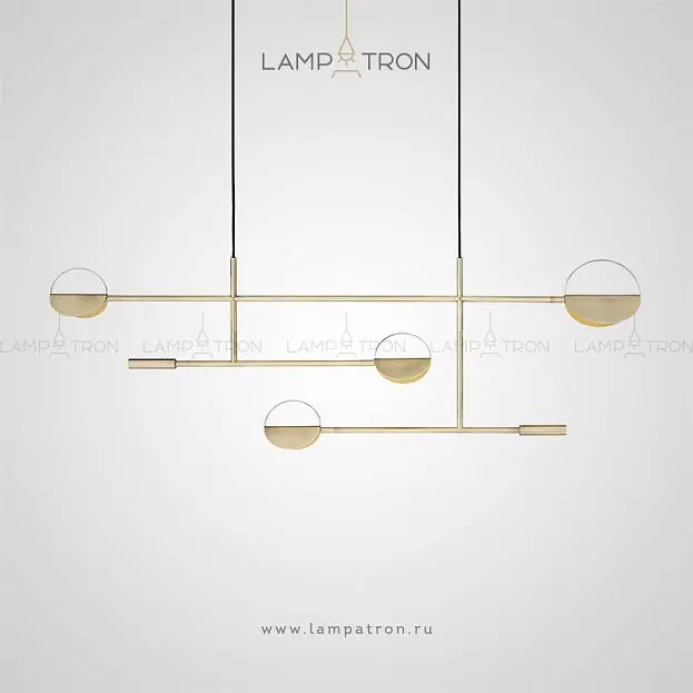 Реечный, рядный светильник GILIAN Цвет золото. Lampatron 2967-7134 Реечный, рядный светильник GILIAN Цвет золото. Lampatron 2967-7134