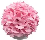 Интерьерная настольная лампа Uniel ULW-R07 T/3000K/150C/A Гортензия Белый/Светлая роза Гортензия