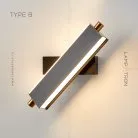 Бра MARK Тип B. Цвет Черный + Латунь Lampatron 6319-17002