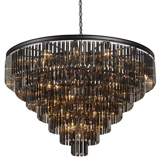 Подвесная люстра ODEON Smok Glass 7-TIER D118 ImperiumLoft 156504-22 40.3292-2