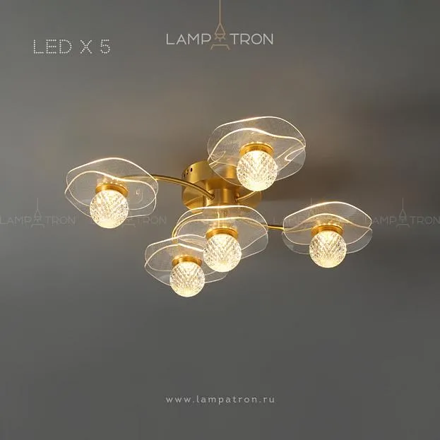 Потолочная люстра FREDRIKA 5 ламп Lampatron fredrika-5 6079-16295 Потолочная люстра FREDRIKA 5 ламп Lampatron fredrika-5 6079-16295
