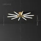 Потолочная люстра LOLA 10 ламп Lampatron 6688-18274