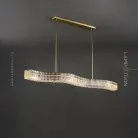 Реечный, рядный светильник IMANUEL LONG Размер S. Цвет латунь Lampatron f-imanuel-long-s-brass 7036-24420