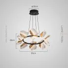 Кольцевые люстры и светильники AUBREY RING Размер M Lampatron f-aubrey-ring-m 8586-25032