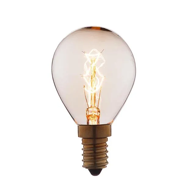 Лампа накаливания Loft It 4525-S E14 25W шар прозрачный Edison Bulb