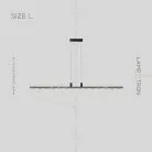 Реечный, рядный светильник CARIA LONG Размер L. Цвет Латунь Lampatron 6064-16241