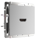 розетка HDMI Werkel W1186006 Встраиваемые механизмы серебряные a050877