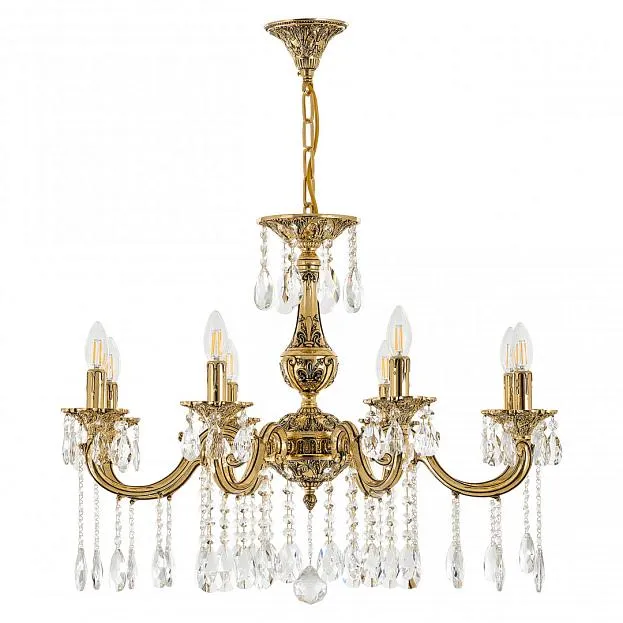 Люстра с хрустальными подвесками Bohemia Ivele Crystal AL78101/8/250 A GB