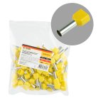 Наконечник штыревой втулочный изолированный НШВИ(2) 6,0-14 (упаковка 100 шт) Stekker 50392 LD406-6014