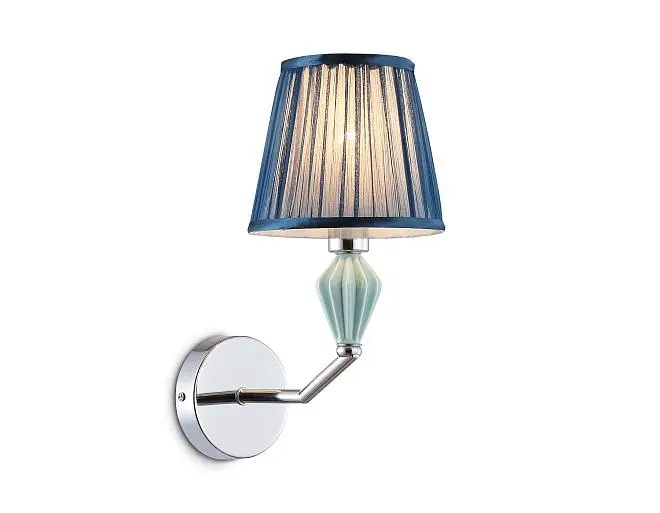 Настенный светильник с абажуром и декором из керамики Ambrella light LH75065 Настенный светильник с абажуром и декором из керамики Ambrella light LH75065
