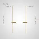 Бра GIA PAIR Размер L. Цвет Латунь. Тип В Lampatron 7250-19929