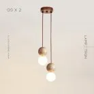 Готовая комбинация светильников LILLA S COMBO 2 лампы. Диск Lampatron f-lilla-s-combo-2-disk 7395-20421