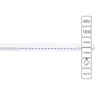 Трековый светильник Arte Lamp A4665PL-1WH LINEA