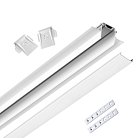 Шинопровод 1 м Novotech 135198 SMAL Track White встраиваемый ГКЛ