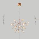 Люстра LEAVES Ø 50 см (30 LED). С подсветкой в чаше. Lampatron 752-15108