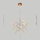 Люстра LEAVES Ø 50 см (30 LED). С подсветкой в чаше. Lampatron 752-15108