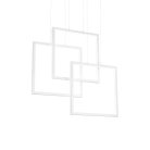 Подвесной светильник Ideal Lux 253596 FRAME SP QUADRATO BIANCO