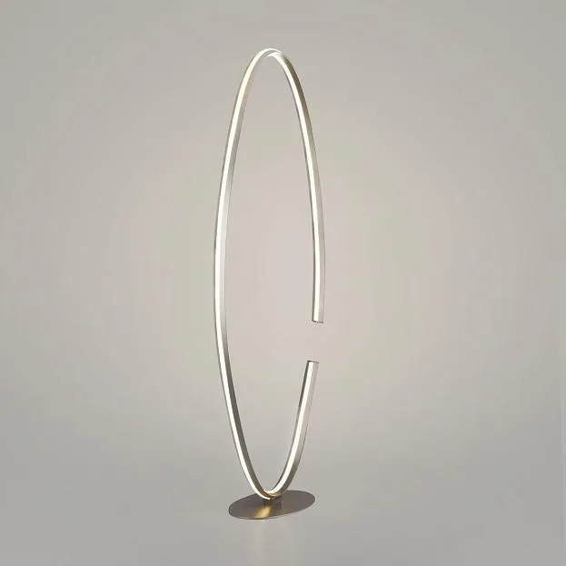 Напольный светильник Eurosvet 80415/1 сатин-никель 65W a045476 Gap