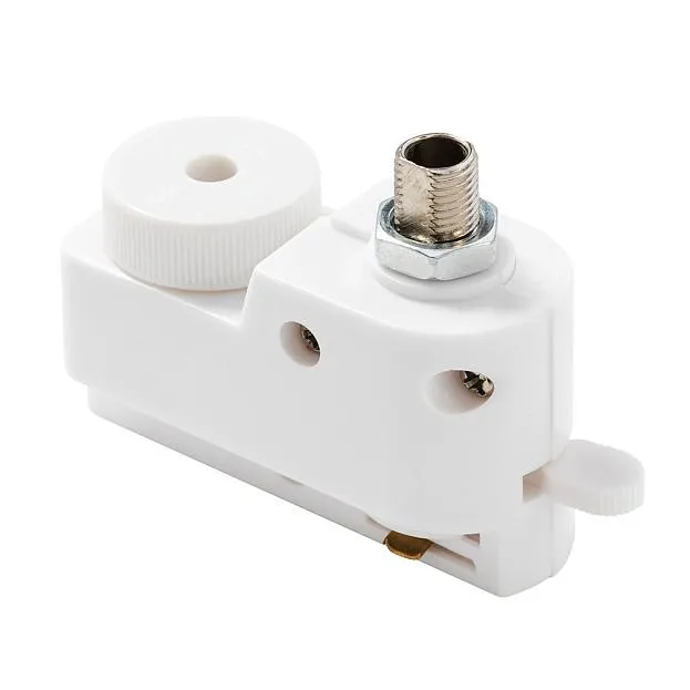 Адаптер для однофазного шинопровода Crystal Lux CLT 0.212 01 WH 1408/017