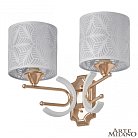 Бра с плафонами 302097/2W Wh/Gd Arte Milano Florentia