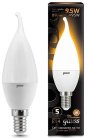Лампа Gauss 104101110 E14 9.5W 3000K свеча на ветру матовая LED Candle tailed