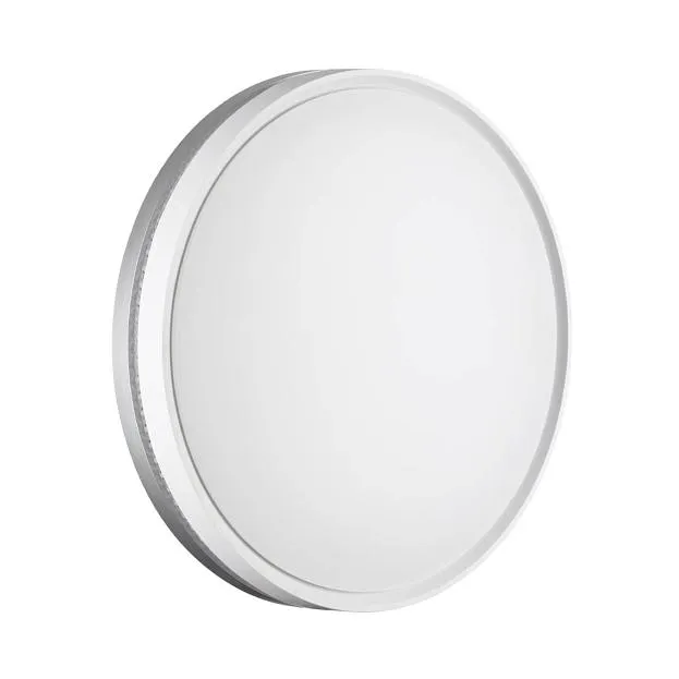 Светильник пластик/белый/серый LED 76Вт 3000/4000/6000К D500 IP43 CCT Sonex 7670/ELN NOHAVA GREY