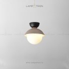 Потолочный светильник POMPON C Черный+серый. Lampatron pompon-c-bl-grey 3141-7766