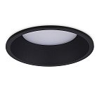 Светильник встраиваемый, под лампу GX53, D105xH33мм, IP20, черный Donel DN15009R1B DN15