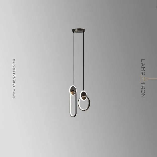 Готовая комбинация светильников RANDALL DUO Цвет Черный Lampatron randall-duo-black 7242-19889 Готовая комбинация светильников RANDALL DUO Цвет Черный Lampatron randall-duo-black 7242-19889