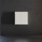 Клавиши для выключателя/переключателя двухклавишного с подсветкой, (хлопок) Voltum VLS000413 S70