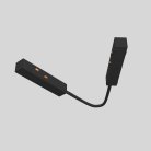 Угловой коннектор питания Maytoni TRA034CPC-42B-15 15см Accessories for tracks Exility