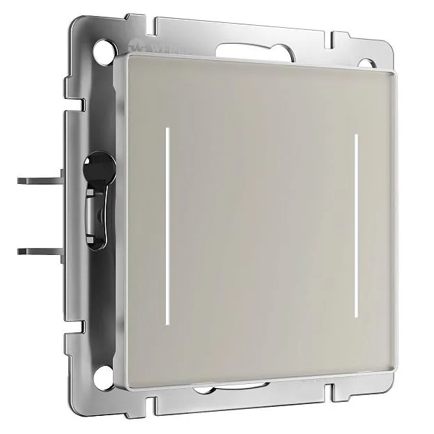 сенсорный выключатель двухклавишный  Wi-Fi Werkel W4523641 Встраиваемые механизмы дымчатый a069765