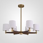 Люстра Jorgenson D85 White/Dark Wood By Imperiumloft 203574-26