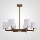 Люстра Jorgenson D85 White/Dark Wood By Imperiumloft 203574-26