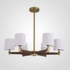 Люстра Jorgenson D85 White/Dark Wood By Imperiumloft 203574-26