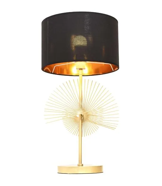 Настольная лампа Lumina Deco LDT 5534 GD+BK Fonti Fabi Настольная лампа Lumina Deco LDT 5534 GD+BK Fonti Fabi