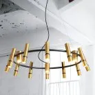 Кольцевые люстры и светильники REACT R 15 ламп (12+3) Lampatron 1001-23535