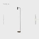 Торшер ADLAUG B Тип А. Цвет Черный Lampatron adlaug-b-a-black 7546-21089