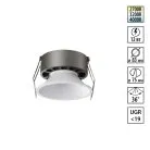 Светильник встраиваемый с переключателем цв. температуры IP20 LED 12W 220-240V Novotech 359851 NOVA