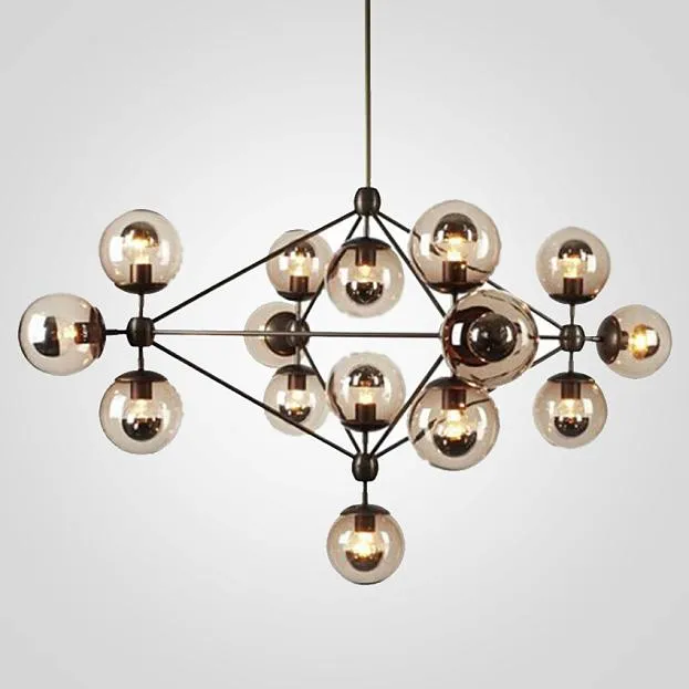 Люстра на штанге Modo Chandelier 15 Globes ImperiumLoft 74962-22 40.615