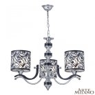 Люстра подвесная с плафонами 304957/3 Bk/Ni Arte Milano Florentia