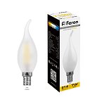 Лампа светодиодная Feron 25786 LB-67 Свеча на ветру E14 7W 2700K