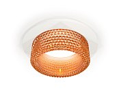 Комплект встраиваемого светильника с композитным хрусталем Ambrella light XC6512044 Techno