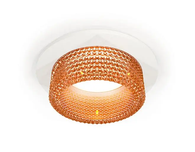 Комплект встраиваемого светильника с композитным хрусталем Ambrella light XC6512044 Techno Комплект встраиваемого светильника с композитным хрусталем Ambrella light XC6512044 Techno