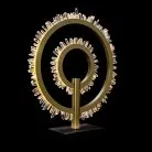 Настольная лампа Delight Collection MT20020154-2A satin gold Quartz Halo